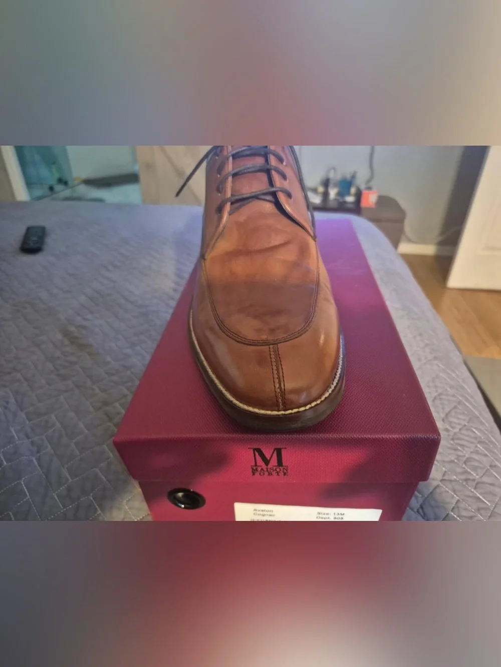 Cole Haan Classic Men's Brown Leather Dress Shoes